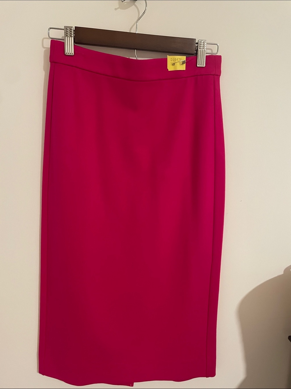 J. Crew Hot Pink Pencil Skirt